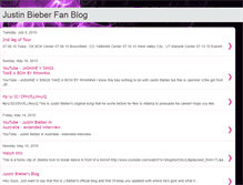 Tablet Screenshot of justinbiebersofficialblog.blogspot.com