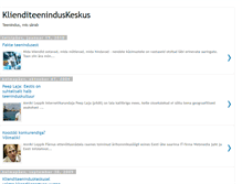Tablet Screenshot of klienditeeninduskeskus.blogspot.com