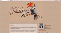 Desktop Screenshot of jakegeiger.blogspot.com