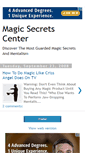 Mobile Screenshot of magicsecretscenter.blogspot.com