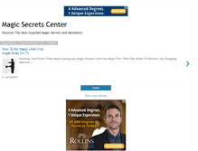 Tablet Screenshot of magicsecretscenter.blogspot.com