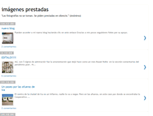 Tablet Screenshot of imagenesprestadas.blogspot.com
