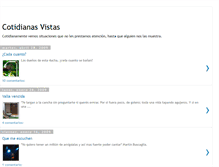 Tablet Screenshot of cotidianasvistas.blogspot.com