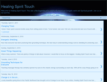 Tablet Screenshot of healingspirittouch.blogspot.com