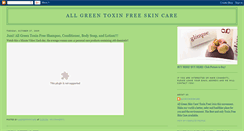 Desktop Screenshot of lagreenskincare.blogspot.com