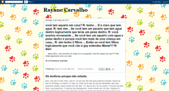 Desktop Screenshot of blogderayane.blogspot.com