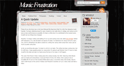 Desktop Screenshot of manic-frustration.blogspot.com