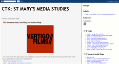 Desktop Screenshot of ctkstmarysmediastudies.blogspot.com