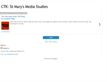 Tablet Screenshot of ctkstmarysmediastudies.blogspot.com