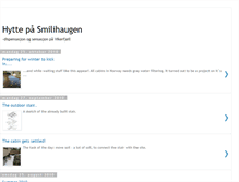 Tablet Screenshot of hyttesmilihaugen.blogspot.com