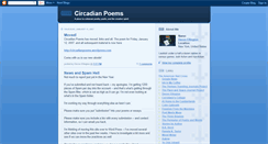 Desktop Screenshot of circadianpoems.blogspot.com