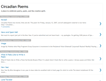 Tablet Screenshot of circadianpoems.blogspot.com