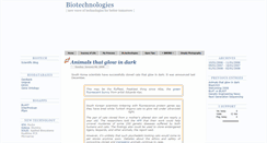 Desktop Screenshot of biotechnologies.blogspot.com