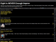 Tablet Screenshot of eightisneverenough.blogspot.com