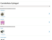 Tablet Screenshot of csendeskatagyongyei.blogspot.com