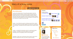 Desktop Screenshot of diaryofabusymess.blogspot.com