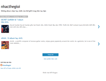 Tablet Screenshot of nhacthegioi.blogspot.com