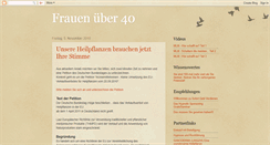 Desktop Screenshot of frauen-ueber-40.blogspot.com