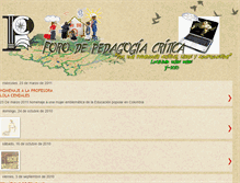 Tablet Screenshot of foropedagogiacritica.blogspot.com