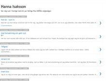 Tablet Screenshot of hannaisaksson.blogspot.com