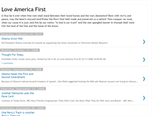 Tablet Screenshot of loveamericafirst.blogspot.com