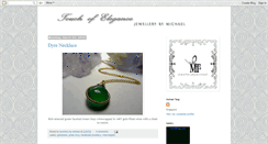 Desktop Screenshot of jewellerybymichael.blogspot.com