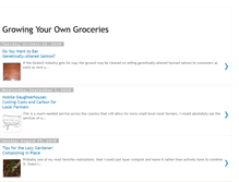 Tablet Screenshot of growingyourowngroceries.blogspot.com