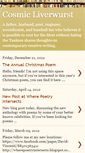 Mobile Screenshot of cosmicliverwurst.blogspot.com
