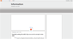 Desktop Screenshot of inforrmation.blogspot.com
