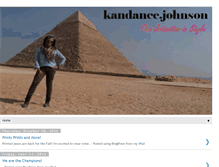 Tablet Screenshot of kandancejohnson.blogspot.com