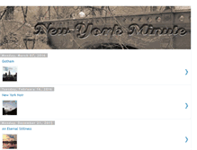 Tablet Screenshot of cityminute.blogspot.com