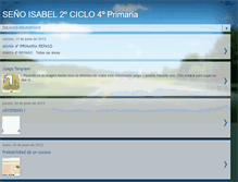Tablet Screenshot of isabelcuarto.blogspot.com