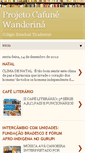 Mobile Screenshot of cafunewanderina.blogspot.com