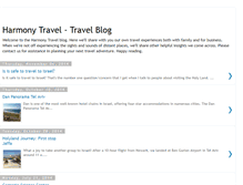 Tablet Screenshot of harmonytravelagency.blogspot.com