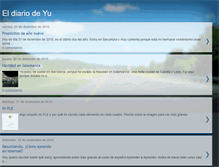 Tablet Screenshot of eldiariodeyu.blogspot.com