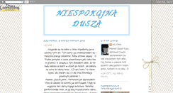 Desktop Screenshot of niespokojnadusza-delfina7.blogspot.com