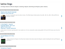 Tablet Screenshot of latino-lingo.blogspot.com