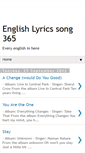 Mobile Screenshot of lyricssong365.blogspot.com