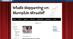 Desktop Screenshot of memphisstreetz.blogspot.com