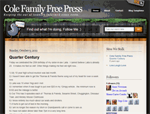 Tablet Screenshot of colefamilyfreepress.blogspot.com