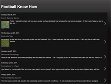 Tablet Screenshot of footballknowhow.blogspot.com