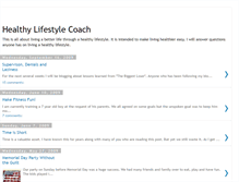 Tablet Screenshot of healthylifestylecoach.blogspot.com