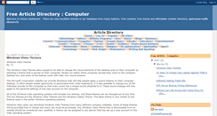 Desktop Screenshot of freearticlecomputer.blogspot.com