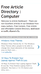 Mobile Screenshot of freearticlecomputer.blogspot.com