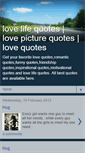 Mobile Screenshot of love-life-quotes.blogspot.com