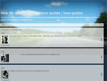 Tablet Screenshot of love-life-quotes.blogspot.com