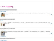 Tablet Screenshot of iloveshoppingblog.blogspot.com