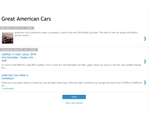 Tablet Screenshot of greatamericancars.blogspot.com