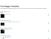 Tablet Screenshot of freeblogger-templates.blogspot.com