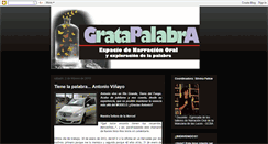 Desktop Screenshot of gratapalabra.blogspot.com